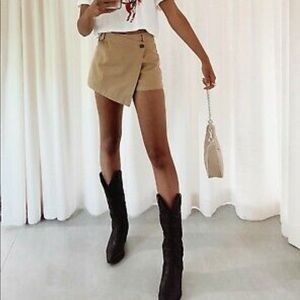 Princess Polly Khaki Skort
